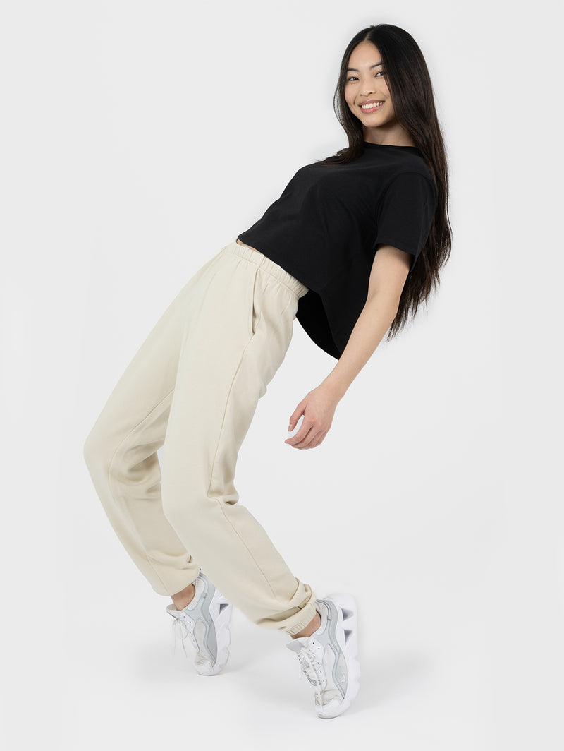 Oversize Crop Top- Obsidian Black