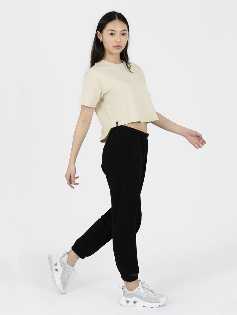 Oversize Crop Top- Oat