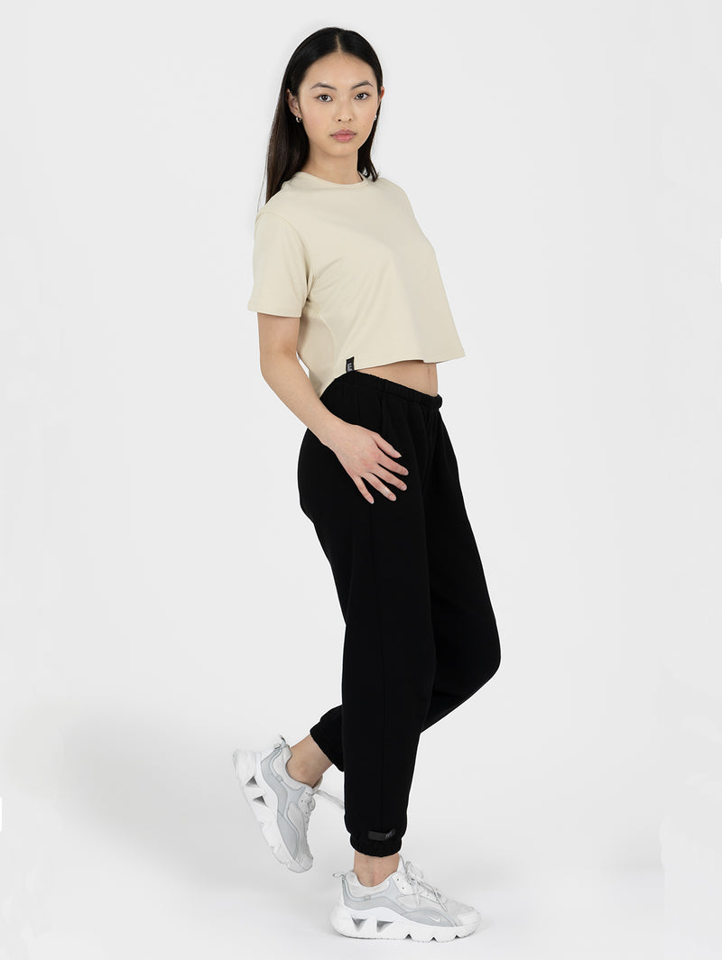 Oversize Crop Top- Oat