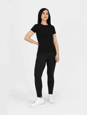 Women's Basic Tee- Obsidian Black