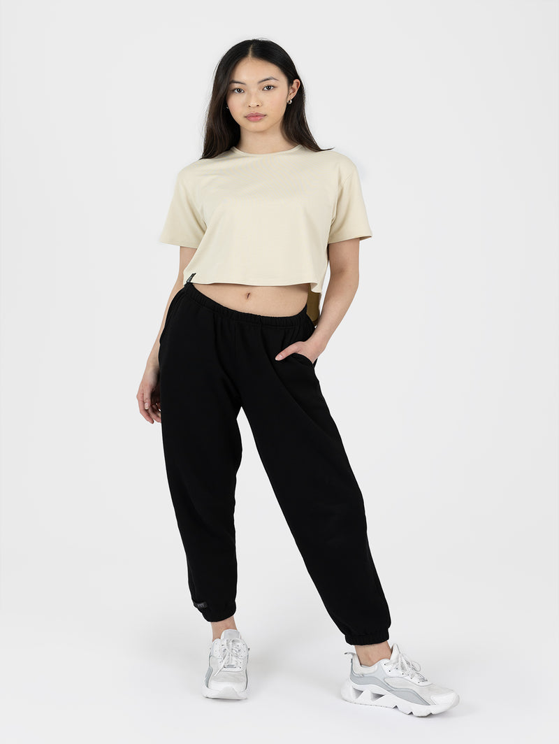 Oversize Crop Top- Oat