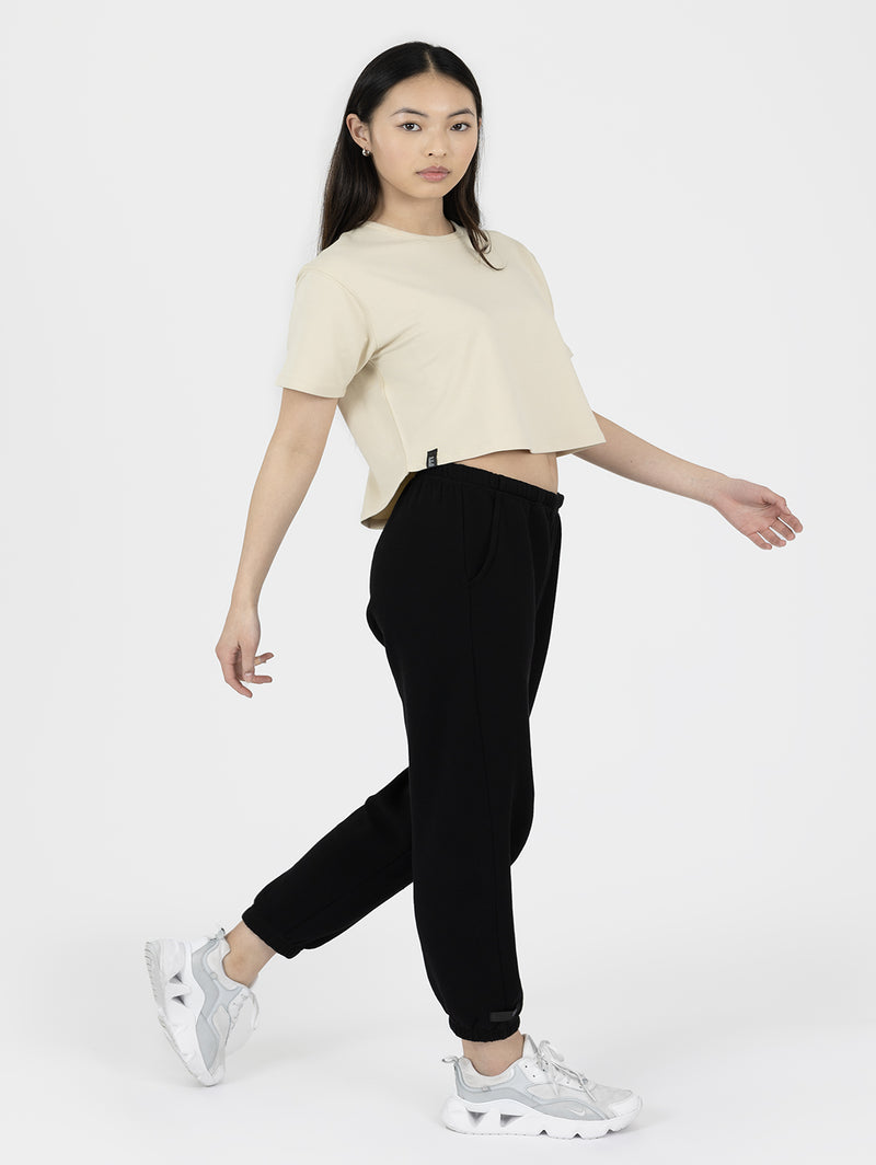 Oversize Crop Top- Oat