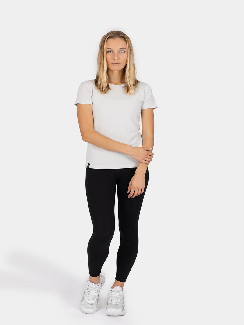 Women's Basic Tee- Bone