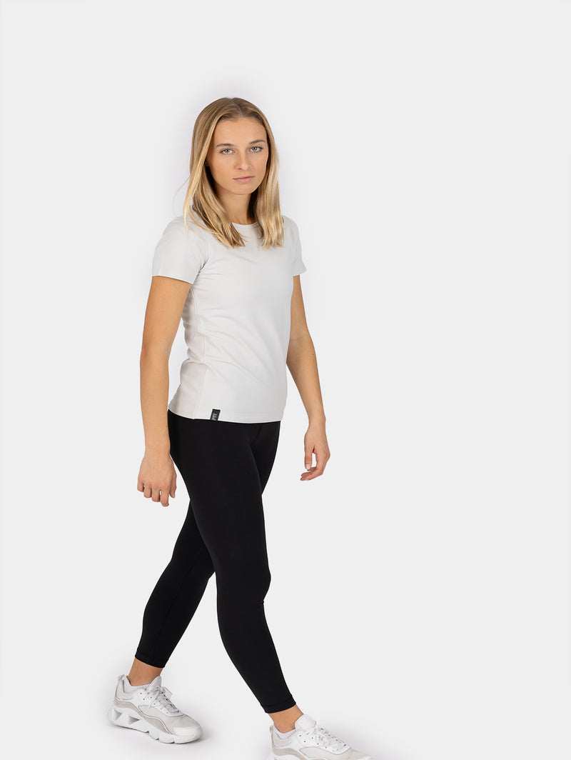 Women's Basic Tee- Bone