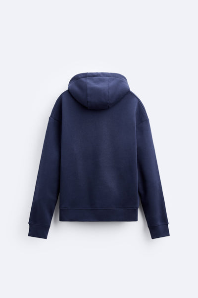 Unisex Hoodie- Navy Blue